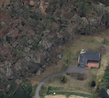 aerial-view-wooded-land